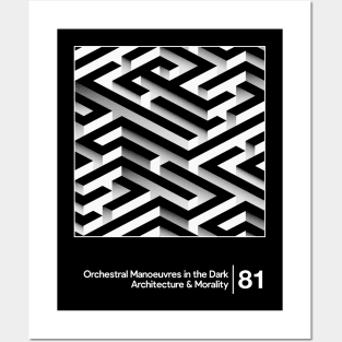 OMD - Architecture & Morality / Minimal Style Graphic Artwork Design Posters and Art